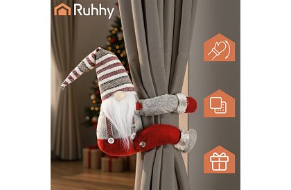 Vianočný trpaslík - škriatok 60 cm