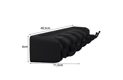 Nástenný držiak na záhradné náradie