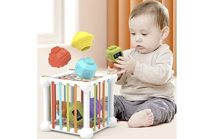 Zmyslová flexibilná kocka – vzdelávacia hračka pre deti