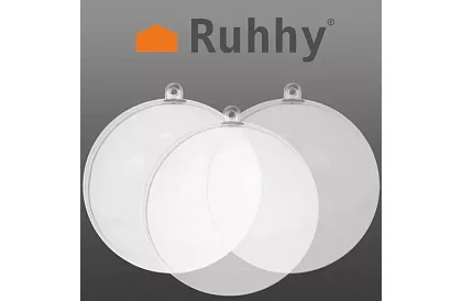 Priehľadné gule skladacie 12 ks – kreatívna sada