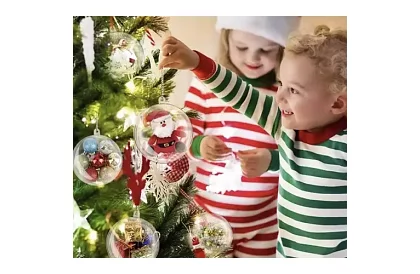 Priehľadné gule skladacie 12 ks – kreatívna sada