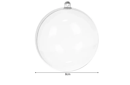 Priehľadné gule skladacie 12 ks – kreatívna sada