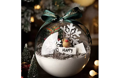 Priehľadné gule skladacie 12 ks – kreatívna sada