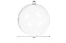 Priehľadné gule skladacie 12 ks – kreatívna sada