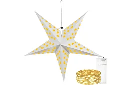 3D LED svietiaca hviezda - 50 cm