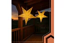 3D LED svietiaca hviezda - 50 cm