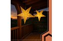 3D LED svietiaca hviezda - 50 cm