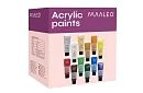 12 Akrylových farieb - každá po 100 ml