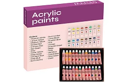 24 akrylových farieb - každá po 12 ml