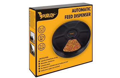 Automatický dávkovač krmiva s časovačom