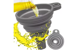 Univerzálny skladací silikónový lievik