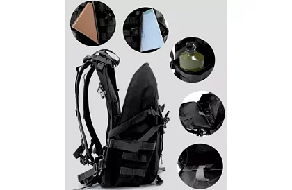 Turistický batoh TRIZAND XL - čierny