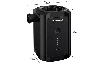 Akumulátorové čerpadlo na matrace, lode, lopty a bazény