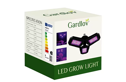 Lampa na podporu rastu rastlín 108 LED