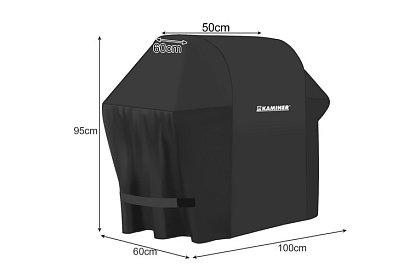 Krycia plachta na záhradný gril - 95 x 100 x 60 cm
