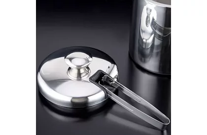 Zásobník na ľad 1,3 litra – vedro s viečkom a kliešťami