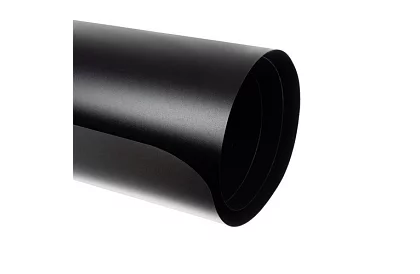 Ochranná podložka podlahy pod židli 90 × 130 cm – čierna