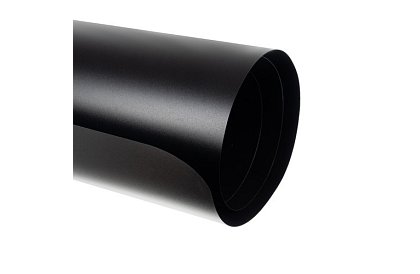 Ochranná podložka podlahy pod židli 90 × 130 cm – čierna