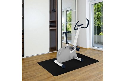 Ochranná podložka podlahy pod židli 90 × 130 cm – čierna