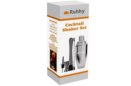 Nerezová barmanská sada – 6 ks