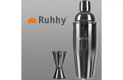 Nerezová barmanská sada – 6 ks