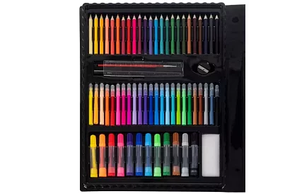 Výtvarná sada na maľovanie - 208 kusov v puzdre