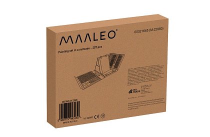 Výtvarná sada na maľovanie - 208 kusov v puzdre