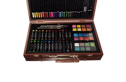 Sada na maľovanie v drevenej schránke – 130 položiek