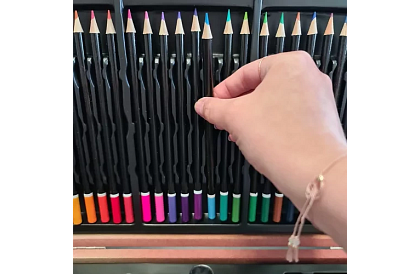 Sada na maľovanie v drevenej schránke – 130 položiek