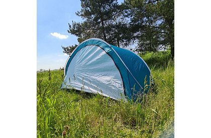 Samorozkládací plážový stan pre 3 osoby – 200 × 120 × 110 cm