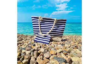 Pikniková taška v námorníckom dizajne – 22 litrov