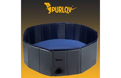 Skladací bazén pre psa - 100 x 30 cm