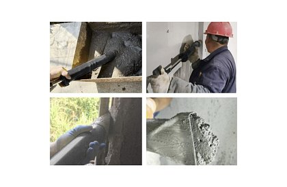 Ručná pumpa na stavebné hmoty + 4 trysky