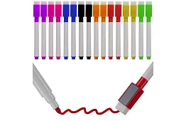 Popisovacie fixy stierateľné - sada 16 ks