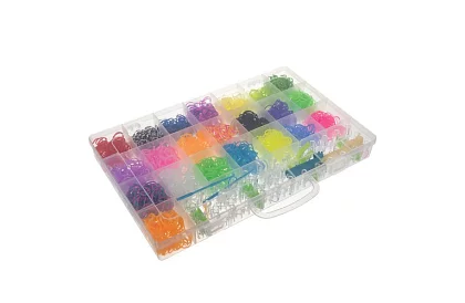 Gumičky na výrobu náramkov XXL sada + tkáčsky stav