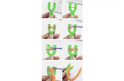 Gumičky na výrobu náramkov XXL sada + tkáčsky stav