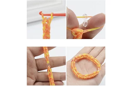 Gumičky na výrobu náramkov XXL sada + tkáčsky stav