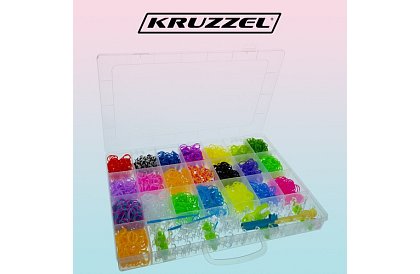 Gumičky na výrobu náramkov XXL sada + tkáčsky stav