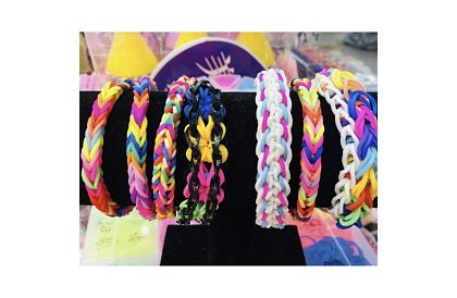 Gumičky na výrobu náramkov XXL sada + tkáčsky stav