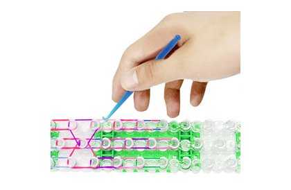 Gumičky na výrobu náramkov XXL sada + tkáčsky stav