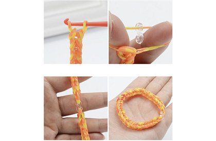 Gumičky na výrobu náramkov XXL sada + tkáčsky stav