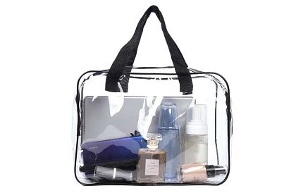 Priehľadné kozmetické taštičky – sada 3 kusov