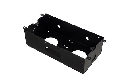 Vestavná výklopná zásuvka 3× 220 V – čierna