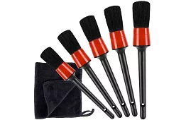 Detailingové štetce – sada 5 kusov