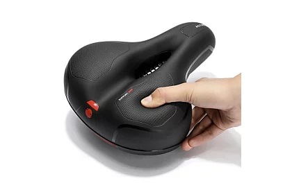 Cyklistické sedlo ACTIVE s vetraním a vodotesným poťahom