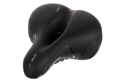 Cyklistické sedlo ACTIVE s vetraním a vodotesným poťahom