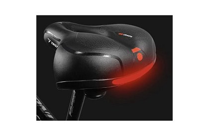 Cyklistické sedlo ACTIVE s vetraním a vodotesným poťahom