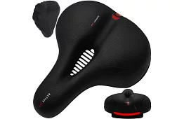 Cyklistické sedlo ACTIVE s vetraním a vodotesným poťahom