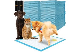 Absorpčné hygienické podložky 100 ks – 60x40 cm + vrecká na exkrementy