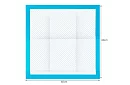 Absorpčné hygienické podložky 100 ks – 60x60 cm + vrecká na exkrementy